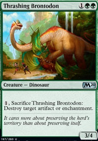 Thrashing Brontodon (M20-U)