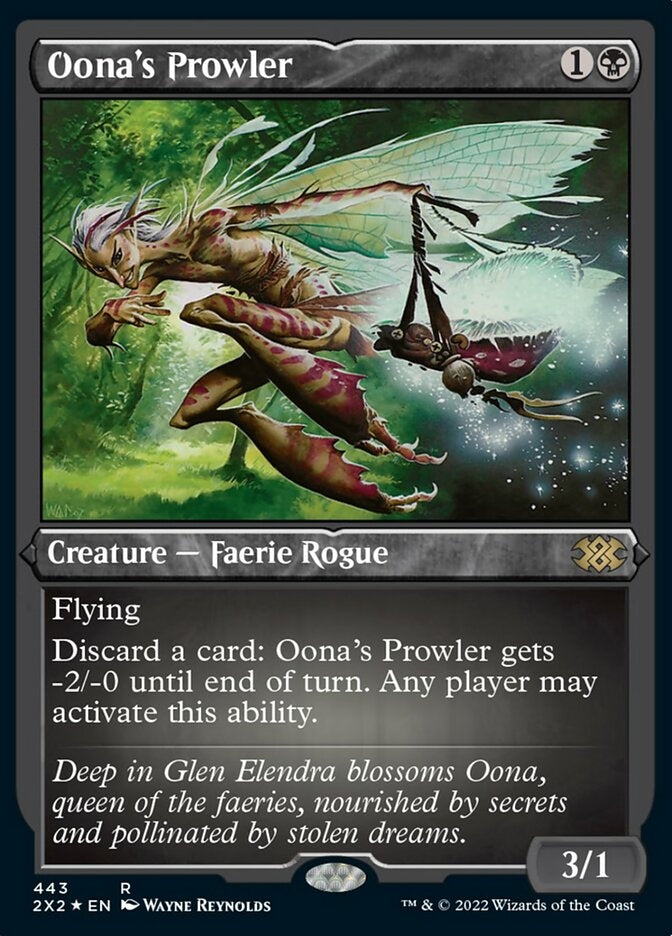 Oona's Prowler [#443 Etched Foil] (2X2-R)