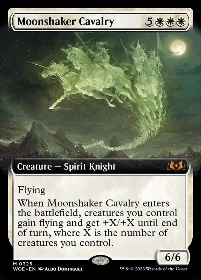 Moonshaker Cavalry [#0325 Extended Art] (WOE-M)