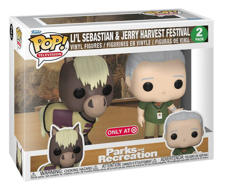 POP Figure Box Set: Parks & Rec - Li'l Sebastian & Jerry Harvest Festival (2 Pack)