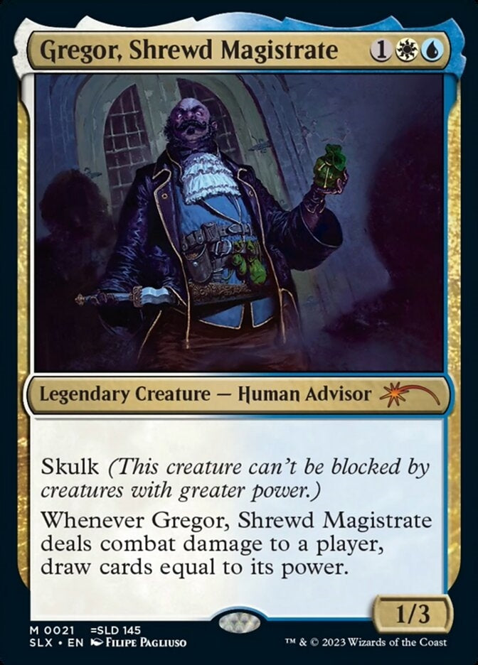 Gregor, Shrewd Magistrate [#0021 =SLD 145] (SLX-M)