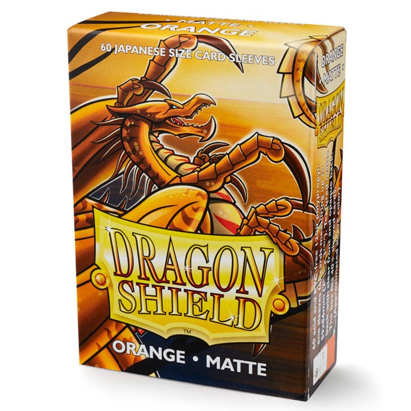 Dragon Shield: Mini - Matte: Orange 60 Count