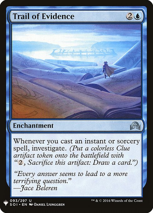 Trail of Evidence [Mystery Booster #0529] (SOI-U)