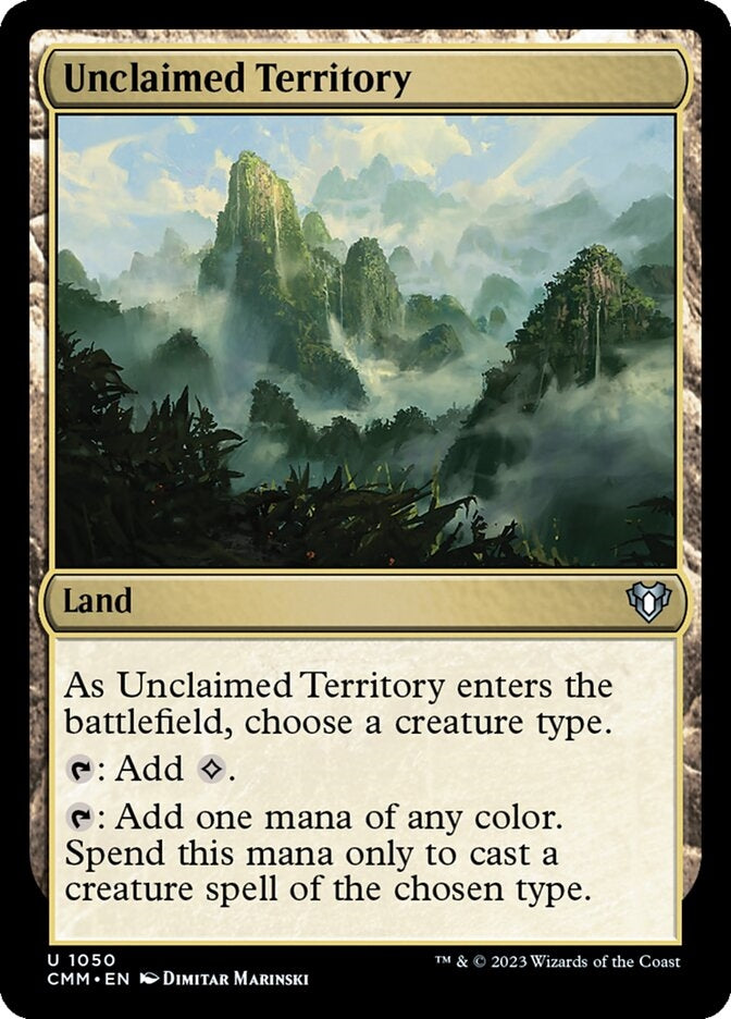 Unclaimed Territory [#1050 Reprints] (CMM-U)