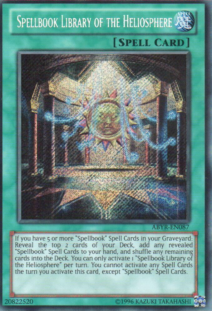 Spellbook Library of the Heliosphere (ABYR-EN087) Secret Rare - Near Mint Unlimited