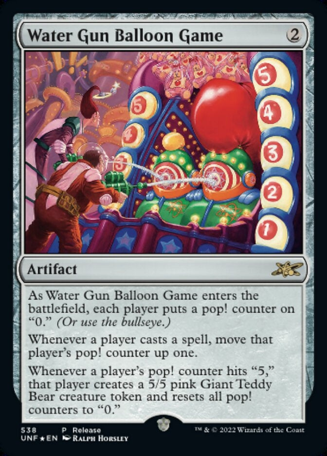 Water Gun Balloon Game [#538] (UNF-R-PRE)