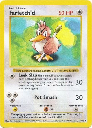 Farfetch'd - 027/102 (BSS) Uncommon - Near Mint Unlimited