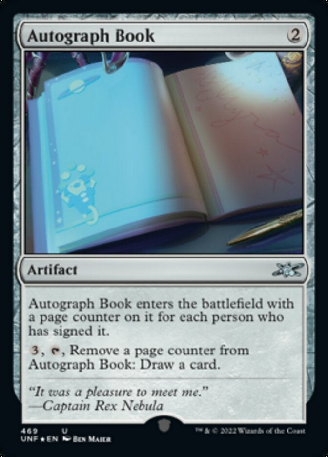 Autograph Book [#469 Galaxy Foil] (UNF-U)