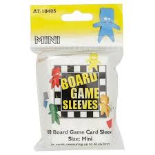 Arcane Tinmen: Board Game Card Sleeves - Mini Yellow (41x63mm)