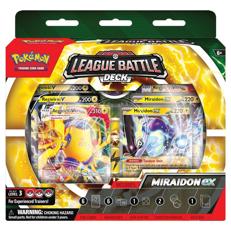  Pokémon TCG: Miraidon ex League Battle Deck : Toys & Games