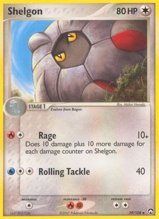 Shelgon (PK 39/108) Uncommon - Near Mint Reverse Holofoil