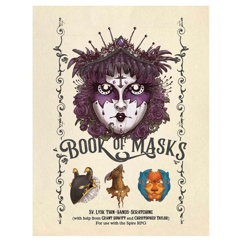 Spire RPG: The Book of Masks (Sourcebook)