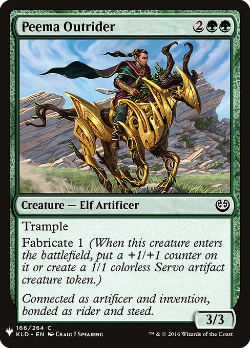 Peema Outrider [Mystery Booster #1289] (KLD-C)