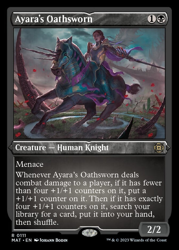 Ayara's Oathsworn [#0111 Etched Foil] (MAT-R)