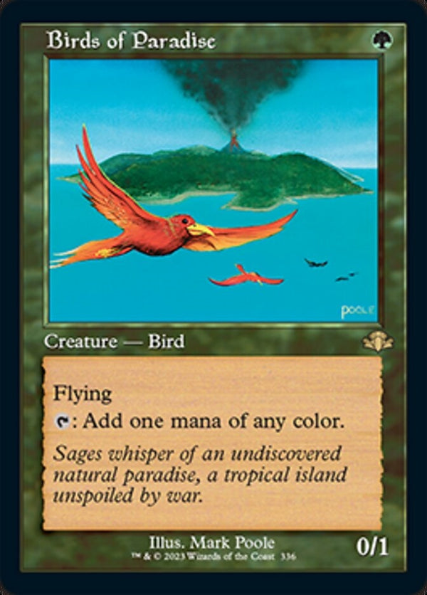 Birds of Paradise [#336 Old Frame Bonus Sheet] (DMR-R)