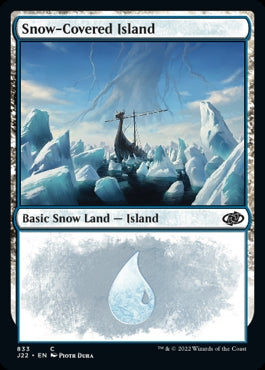 Snow-Covered Island [#833] (J22-C)