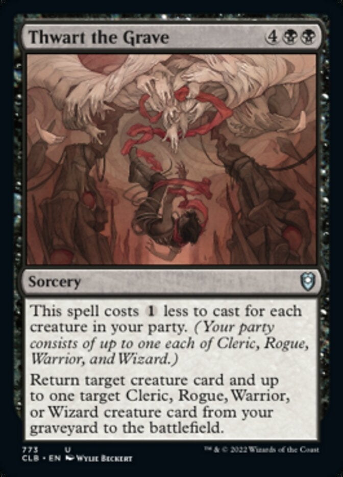 Thwart the Grave [#773 Commander Decks] (CLB-U)