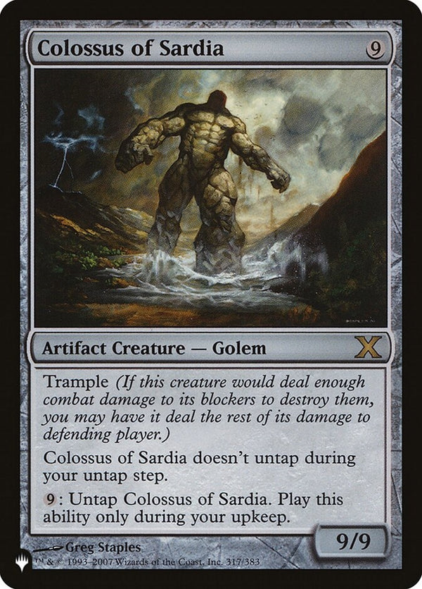 Colossus of Sardia (10E-R-LIST)