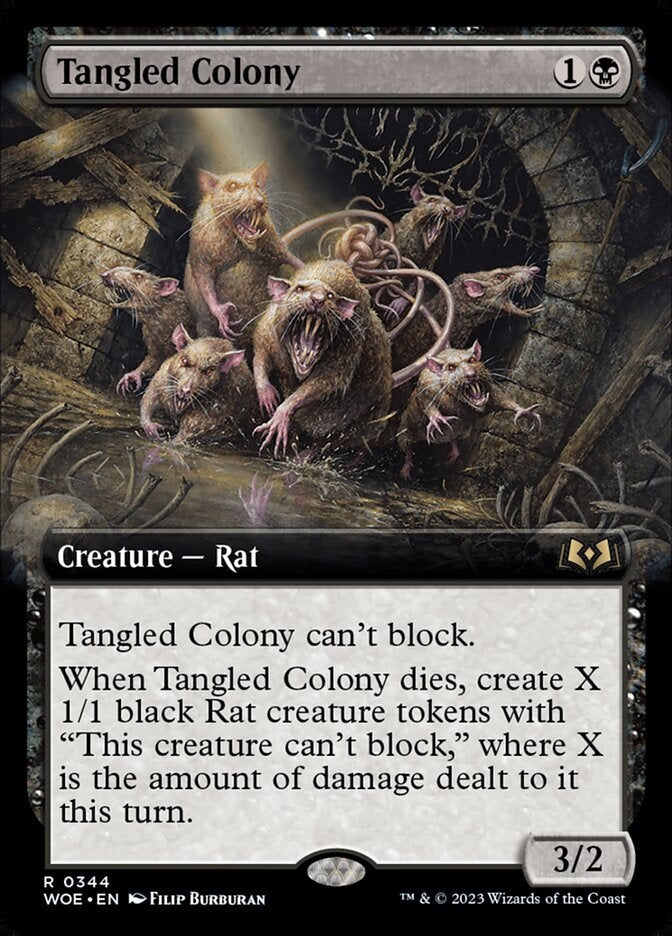 Tangled Colony [#0344 Extended Art] (WOE-R)