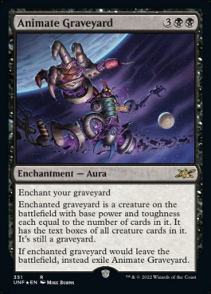 Animate Graveyard [#351 Galaxy Foil] (UNF-R)