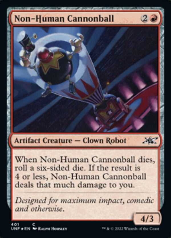 Non-Human Cannonball [#401 Galaxy Foil] (UNF-C)