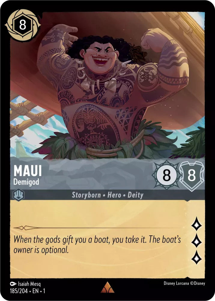 Maui - Demigod (The First Chapter 185/204) Rare - Near Mint