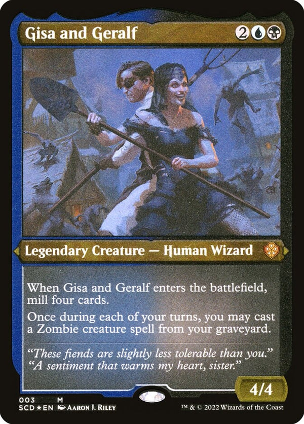 Gisa and Geralf [#003 Etched Foil] (SCD-M)