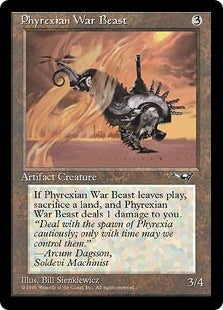 Phyrexian War Beast [Looking Left] (ALL-C)