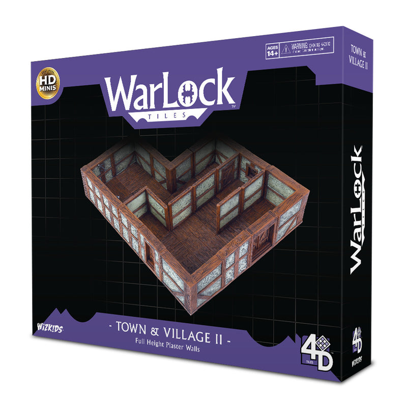 WizKids 4D Tiles: WarLock Tiles - Town & Village 2