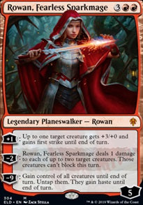 Rowan, Fearless Sparkmage [#304] (ELD-M)