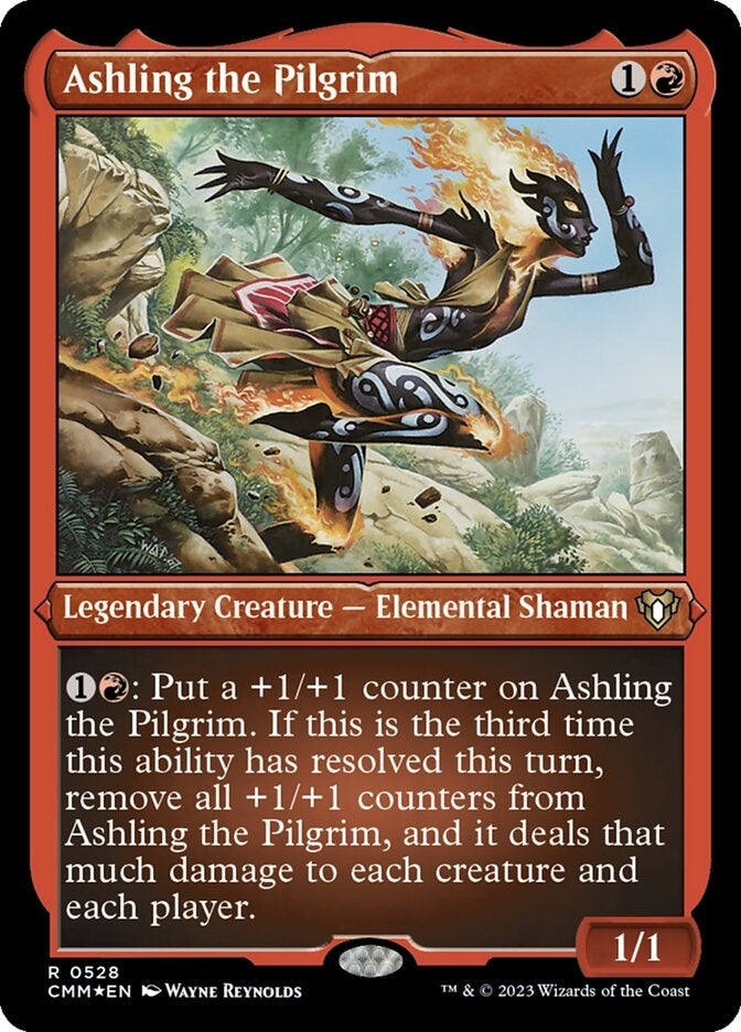 Ashling the Pilgrim [#0528 Etched Foil] (CMM-R)