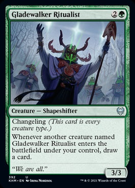 Gladewalker Ritualist [#392] (KHM-U-TB)