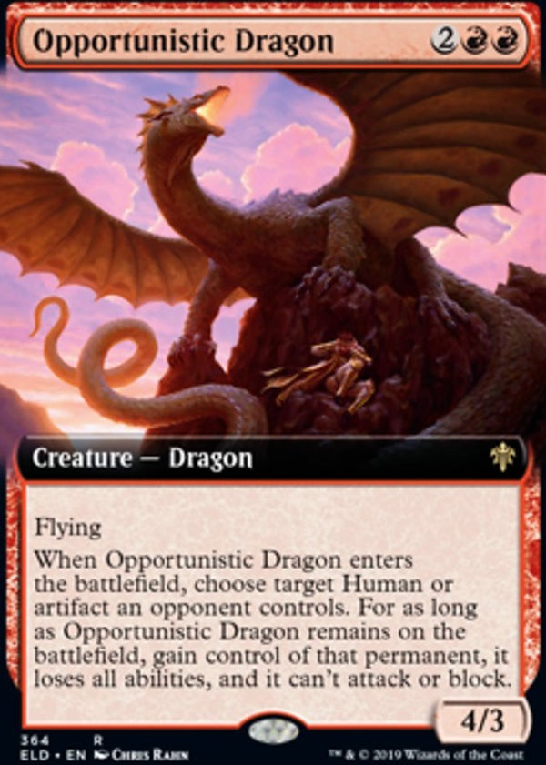 Opportunistic Dragon [#364 Extended Art] (ELD-R)