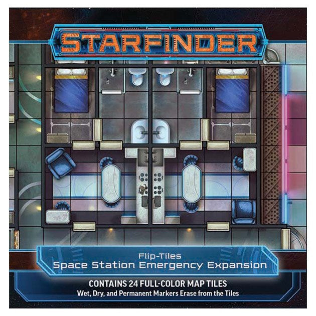 Starfinder RPG: Flip-Tiles - Space Station Emergency Expansion