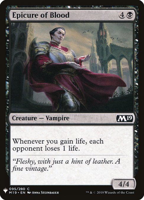 Epicure of Blood [Mystery Booster #0646] (M19-C)