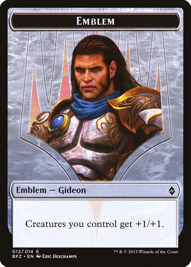 Gideon, Ally of Zendikar Emblem [012/014](BFZ-C)