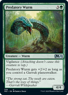 Predatory Wurm [#338 Planeswalker Deck] (M21-U)