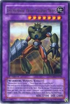 Elemental HERO Grand Neos (STON-EN035) 1st Edition Light Play