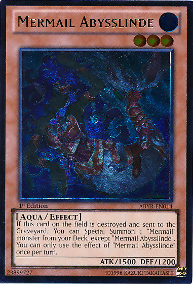 Mermail Abysslinde (UTR) (ABYR-EN014) Ultimate Rare - Near Mint 1st Edition