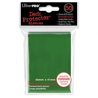 Ultra-PRO: Standard Sleeves -  Green (50)