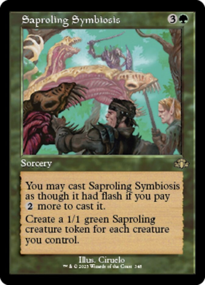Saproling Symbiosis [#348 Old Frame Bonus Sheet] (DMR-R)