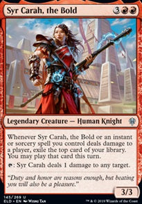 Syr Carah, the Bold (ELD-U)