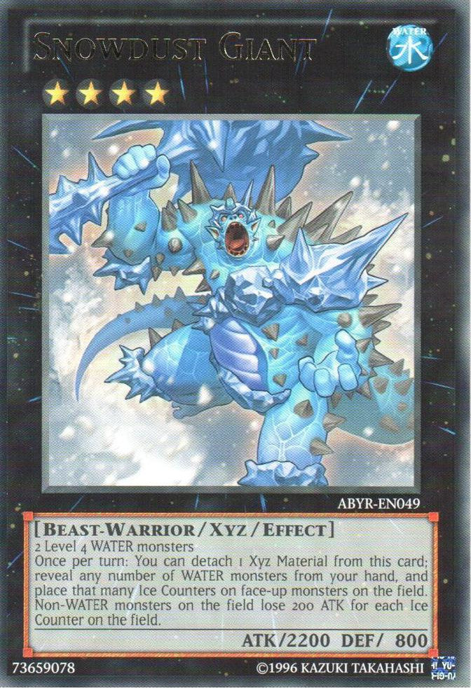 Snowdust Giant (ABYR-EN049) Rare - Near Mint Unlimited