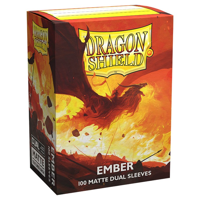 Dragon Shield: Standard - Dual Matte: Ember 100 Count