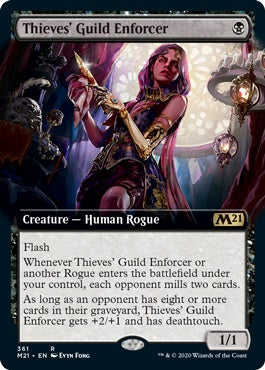 Thieves' Guild Enforcer [#361 Extended Art] (M21-R)