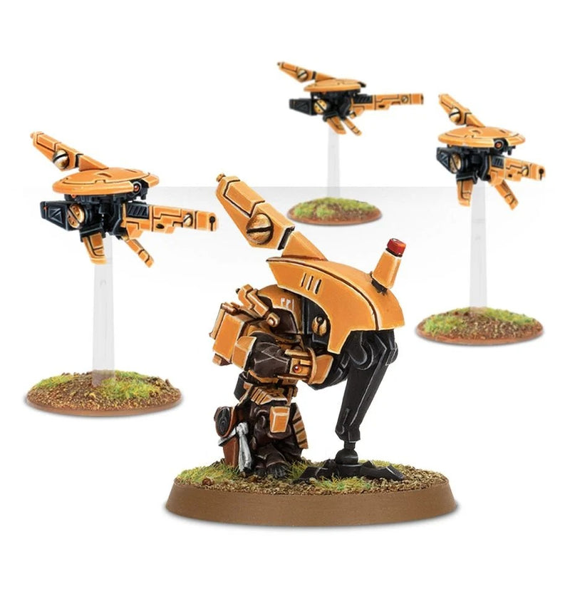 40K: Tau Empire - MV71 Sniper Drones & Firesight Marksman (Finecast)