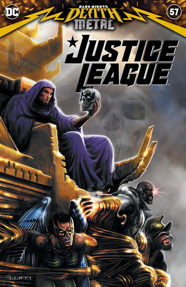 JUSTICE LEAGUE #57 CVR A LIAM SHARP (DARK NIGHTS DEATH METAL)