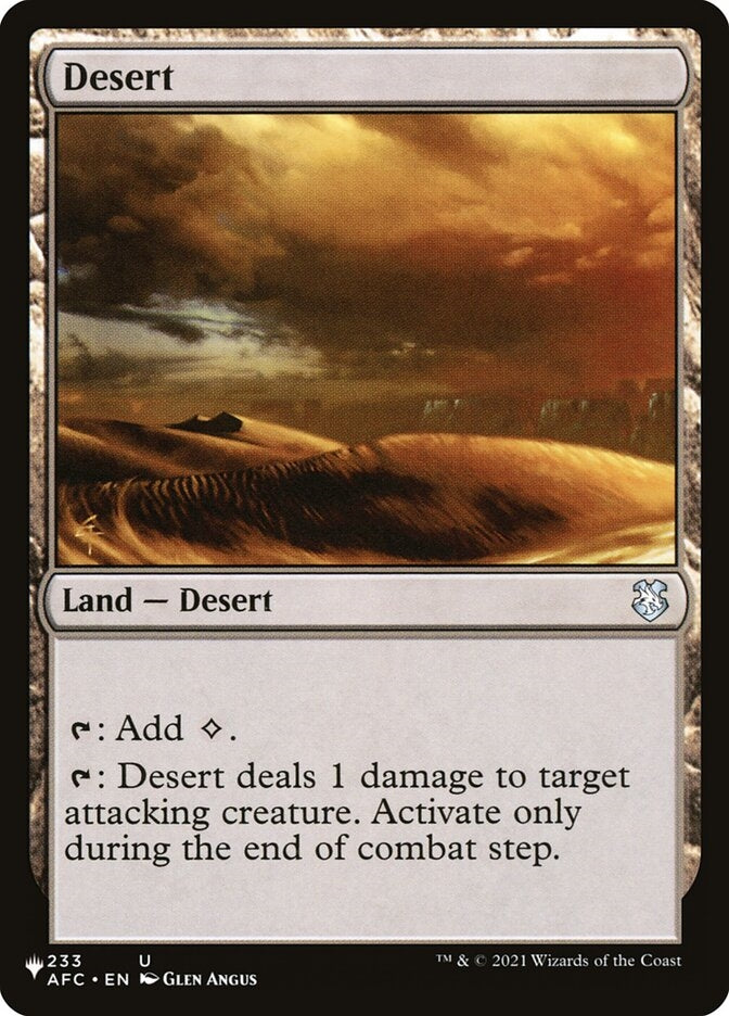 Desert (AFC-U-LIST)