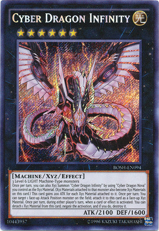 Cyber Dragon Infinity (BOSH-EN094) Secret Rare - Near Mint Unlimited