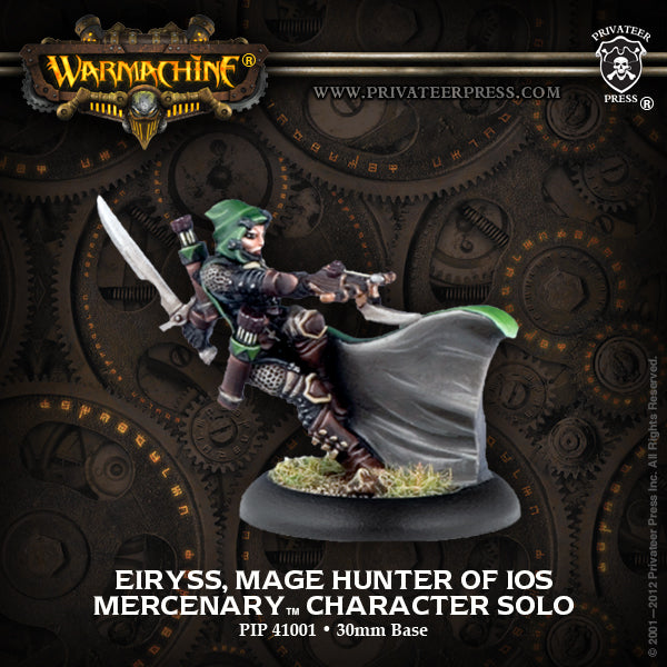 Warmachine: Mercenaries - Eiryss, Mage Hunter of Ios, Character Solo (Metal)